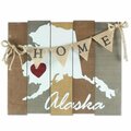 Youngs Wood Alaska Home State Sign 16519